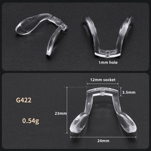 Almohadillas Nasales <span class=keywords><strong>de</strong></span> Silicona en Forma <span class=keywords><strong>de</strong></span> U <span class=keywords><strong>para</strong></span> <span class=keywords><strong>Gafas</strong></span>, Almohadillas Nasales Suaves <span class=keywords><strong>para</strong></span> <span class=keywords><strong>Gafas</strong></span> - Product Image 5