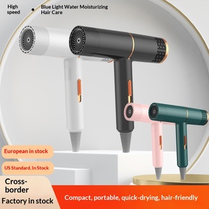 Sèche-cheveux électrique portable haute vitesse et haute puissance 800W à 3 vitesses avec lumière bleue pour soins capillaires, idéal pour la maison et les salons - Product Image 4