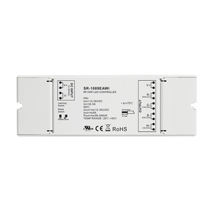 Contrôleur de bande LED WiFi RF Combo à large plage de tension 12-36VDC avec touche de réinitialisation et d'apprentissage, certifié UL CE RoHS - Product Image 3
