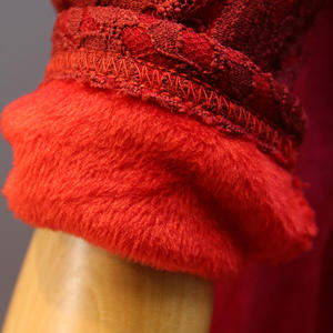 ชุดเดรสเด็กผู้หญิงลายดอกไม้สีแดงแขนยาวผ้าฝ้ายสำหรับงานกลางคืน  คอลเลคชั่นใหม่ทันสมัยสำหรับเด็ก  ชุดฤดูหนาวน่ารักสำหรับเด็ก - Product Image 4