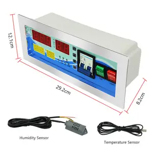 Controlador Digital de temperatura y humedad xm-18D, termostato para incubadora de huevos