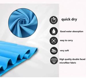 Custom Logo Quick Dry Super Absorbent Sweat GymTowel Lightweight Workout Towel for Fitness Running Yoga - Product Image 4