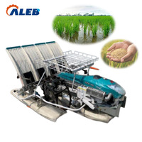 Semoir-transplanteur automatique économique, type marchant, 6 rangs, pour riz, avec moteur, 4 roues
