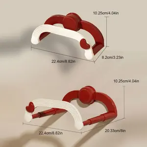 Bathroom Basin Storage Rack Holder Self-adhesive Hooks Wall Mounted Washbasin Storage Hooks Holders Save Space Hooks - Product Image 5