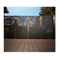 Panneaux de calandre métalliques décoratifs et personnalisés, séparateur de séparation de jardin pour salle, découpé au Laser, feuille d'écran