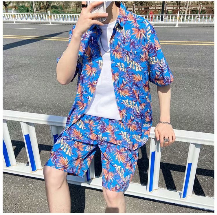 Custom Rayon Woven Floral Mens Matching 