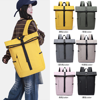 Tas Ransel Bisnis Ringan Tahan Air dengan Logo Custom, Kantong Laptop Berlapis, dan Banyak Kompartemen untuk Perjalanan Singkat dan Kerja