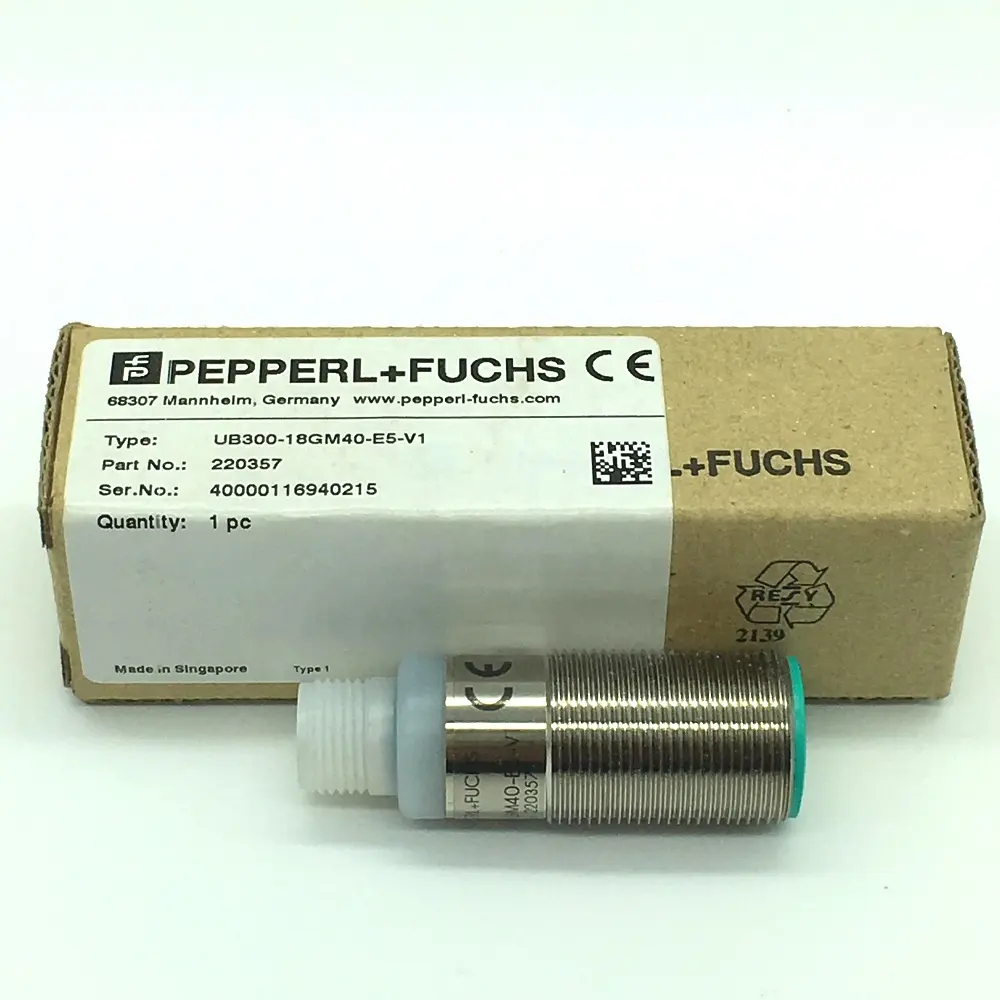 超音波センサーM124pin IP67センシング範囲35 ~ UB300-18GM40-E5-V1 p + f Pepperl + Fuchs