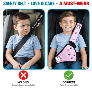 <span class=keywords><strong>Protector</strong></span> de Cinturón de Seguridad para Niños, Almohadilla para Hombro, <span class=keywords><strong>Protector</strong></span> de Asiento, Anti-Estrangulamiento, <span class=keywords><strong>Protector</strong></span> Abdominal de Poliéster - Product Image 3