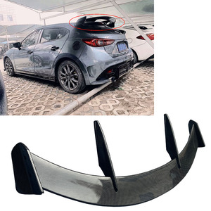 Adatto per l'aggiornamento della 14-25 <span class=keywords><strong>Mazda</strong></span> <span class=keywords><strong>3</strong></span> cinque porte <span class=keywords><strong>Hatchback</strong></span> con la grande ala posteriore in stile KS. Nuova versione - Product Image 4
