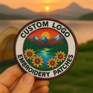 Corporate Uniform <b>Patches</b> Custom Embroidered Square for Employee Jackets Team Caps Hospitality Staff - Product Image 1