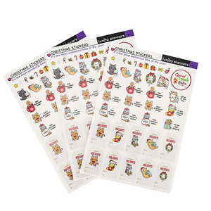 Feuille d'autocollants vinyle prédécoupés personnalisés pour la décoration de carnets – Impression sur mesure - Product Image 2