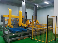 La machine entièrement automatique de palettiseur de machine d'empilage de position basse de portique pour l'empilage de sacs de cartons de palettes