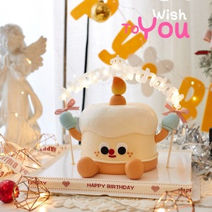 Arch Cake Decorative Light Led Birthday Party Reusable <b>Plastic</b> With Batteries Included - Product Image 1