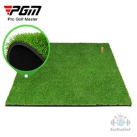 Tapis de golf PGM pour usage domestique, à gazon long et à fond en EVA haute élasticité, conçu pour la pratique du golf et le jeu sur le parcours