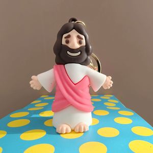 Creative Angel Little Girl Keychain Cartoon Plastic Doll Pendant <b>Key</b> Chain <b>Ring</b> Backpack <b>Car</b> Ornament Gift Wholesale - Product Image 4