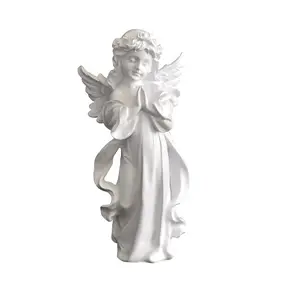 欧式复古天使艺术雕塑天使女孩树脂工艺品装饰桌面客厅办公室摆件