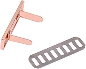 Étiquettes métalliques multi-usages faites à la main pour vêtements, jeans, chaussures, sacs, étiquettes rectangulaires imprimées à la main, bricolage, couture, artisanat - Product Image 6