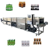 Pasteurisateur-Sterilisateur Automatique à Tunnel par Pulvérisation Certifié CE Multifonctionnel pour Sauces Tomates, Sauces Piments et Produits Salés en Conserve