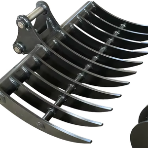 Mini pelle godet racine râteau pompe tamis râteau machines de construction pelle agricole râteaux - Product Image 1