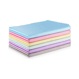 Fournisseur OEM – Chiffon microfibre sans peluches pour polissage de verre, 30x30cm, réutilisable, anti-rayures, motif écaille de poisson, pour le nettoyage des vitres - Product Image 1