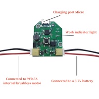 Placa de Control para Ventilador Recargable USB, Electrónica Inteligente, Pequeña, Portátil, Especificaciones Estándar