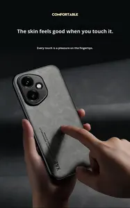 Étui de téléphone de luxe en cuir de mouton magnétique antichoc <span class=keywords><strong>tout</strong></span> <span class=keywords><strong>compris</strong></span> pour hommes d'affaires Honor Magic8/7/6/5/4Pro Protection - Product Image 3