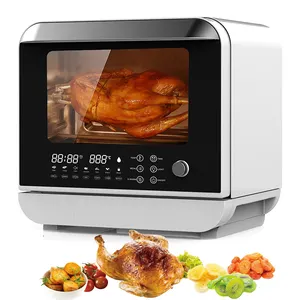 Air fryer touch screen Commercial Electric deep fryers Household use 9L 12L steam Oilless Cooking dual Air Fryer Oven