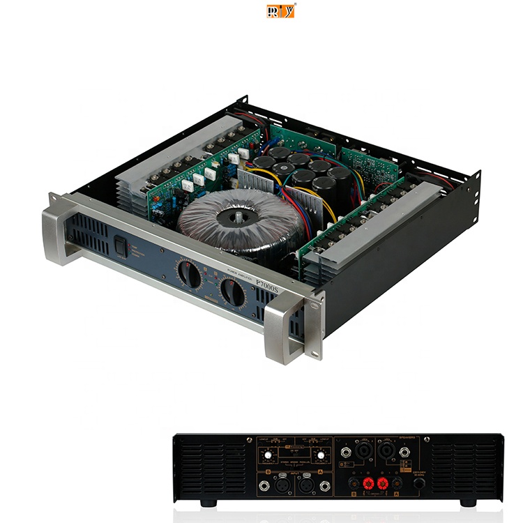P7000Sパワーアンプ クラスH 2U 3U 2チャンネル デジタルステレオ