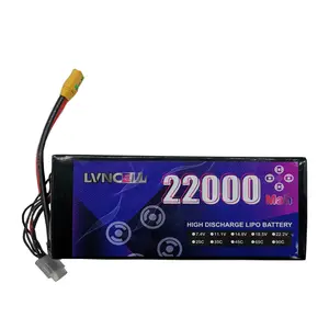 5S 22000mAh 25C Li פולימר נטענת lipo סוללה 18.5V עבור RC דגם/חקלאות drone