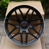 Jantes en alliage Spoke noir mat avec lèvre usinée, 18-22 pouces, 5x112/130 PCD, jantes personnalisées pour Porsche Cayenne, BMW X5, Mercedes GLE