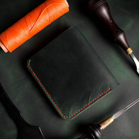 Dompet Mini Lipat Multi Slot dengan Logo 3D Embos, Label Pribadi, untuk Pria, Kantor, Luar Ruangan, Bisnis, Portabel, Tempat Kartu Identitas