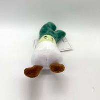 Porte-clés en peluche personnalisé de haute qualité en forme d'oignon vert mignon, pendentif pour sac