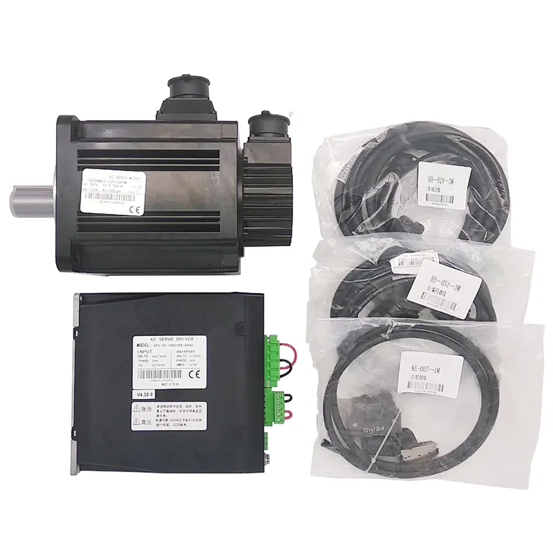 1.5KW Industrial AC servo motor 220V 130DNMA2-01D5BKAM with driver kit in China factory
