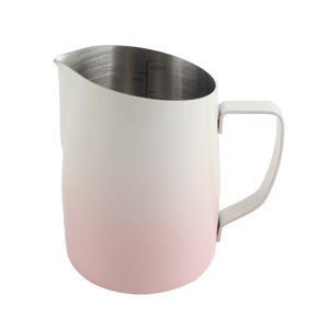 Jarra de Leche de Acero Inoxidable de Color Hermoso, Jarra para Espumar de 420/620 ml para Capuchino - Product Image 3