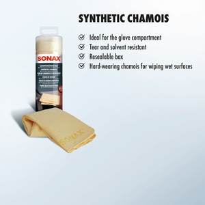 Chiffonnette synthétique pour l'entretien automobile + 1 chiffonnette microfibre multi-usages premium pour diverses tâches de detailing - Product Image 3