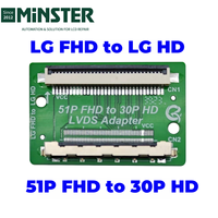 Adaptador Convertidor de 51 Pines FHD LG a 30 Pines HD LG LVDS, Tarjeta Adaptadora, Placa, Pantalla LCD LED para TV, Panel de Pantalla, Conector de Cable Flexible