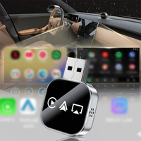 Adaptateur CarPlay sans fil 3-en-1 Mini, Plug and Play, filaire vers sans fil, USB Type C pour iPhone et Android