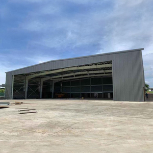 Hangar de Acero Prefabricado de Gran Envergadura con Grúa para Estacionamiento y Mantenimiento de Aviones <span class=keywords><strong>Airbus</strong></span> y Boeing - Product Image 4