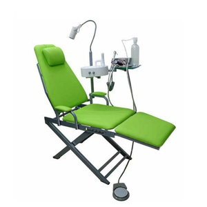 Unidad Dental Portátil Plegable, Mesa de Trabajo Dental Móvil con Luz LED, Escupidera y Sistema de Turbina Dental - Product Image 2