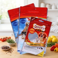 En plastique Clair À Glissière Stand-up Barrière Pochette, Recyclable D'OEM D'emballage Alimentaire De Chien D'animal Familier Tiennent le Sac De Tirette