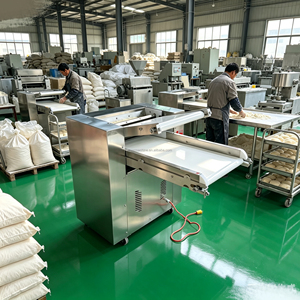 Macchina Elettrica per Stendere la Pasta in Acciaio, Sfogliatrice per Impasto di Ravioli - Product Image 2