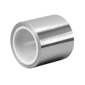 Термостойкая резиновая клейкая фольга лента из серебряной алюминиевой фольги изоляционная лента для вентиляционного отверстия воздуховода