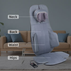 Bantal Pijat Shiatsu 3D Full <span class=keywords><strong>Back</strong></span> dengan Pemanas & Kompresi Udara untuk Meredakan Nyeri Punggung di Rumah, Kantor, dan Kursi Mobil - Product Image 3