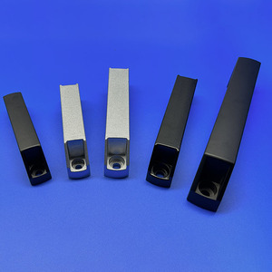 Square Aluminum Door Window Handles 90 120 180mm Minimalist Design Easy Installation Baking Paint Surface Treatment - Product Image 3