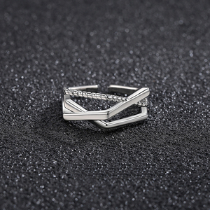 EW-anillo abierto de latón para hombre, joyería ajustable, el mejor regalo 2023 - Product Image 6