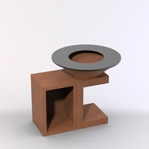 Vente directe d'usine Brasero extérieur multi-fonctions Brasero en acier corten Brasero avec <span class=keywords><strong>Plancha</strong></span> Bbq - Product Image 6