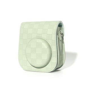 Estuche para cámara <span class=keywords><strong>Instax</strong></span> Mini 12/<span class=keywords><strong>11</strong></span> 2025, estilo vintage, de cuero PU, con correa para el hombro, accesorio para cámara instantánea, funda protectora. - Product Image 5
