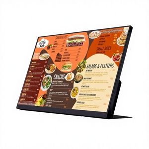 Pantalla Electrónica de Menú de Autoservicio para Restaurantes de 21.5 Pulgadas, Señalización Digital LCD, Animación de Texto, Montaje en Suelo, Control por Aplicación - Product Image 2