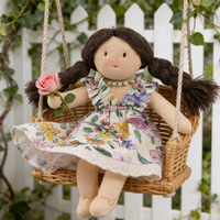 Poupées afro-américaines de 18 pouces, peau noire, poupées en peluche pour garçons et filles, vente en gros, design personnalisé, poupées en tissu noir pour enfants
